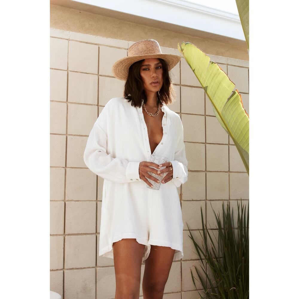 12th Tribe White Romper
